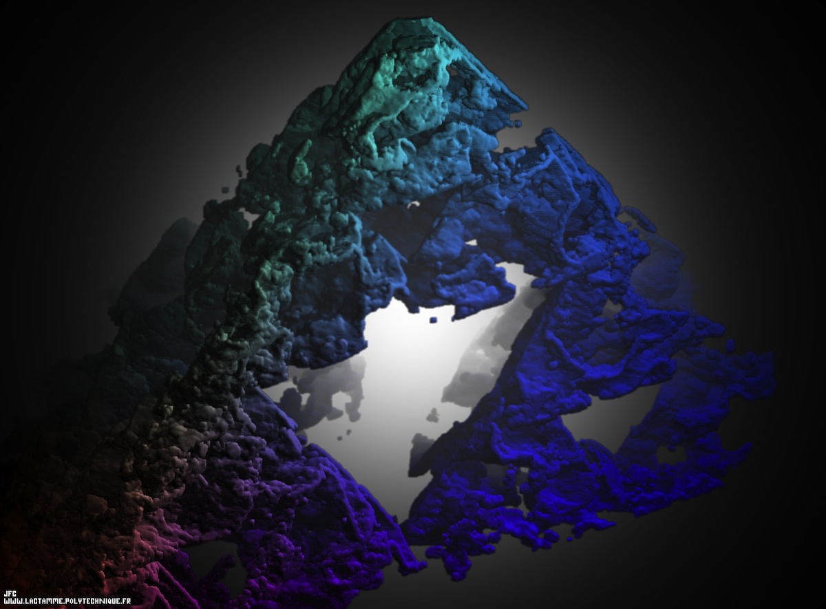 Un tapis de Sierpinski tridimensionnel, par J.-F. Colonna.
