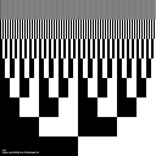 Clavier de piano fractal, par Jean-François Colonna.