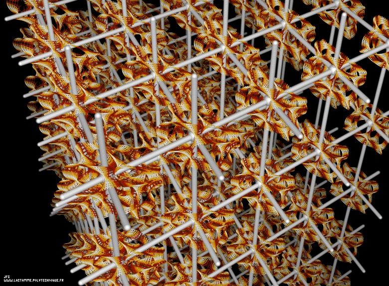 Visualisation hypothétique de l’espace physique à l’échelle de Planck, par Jean-François Colonna.