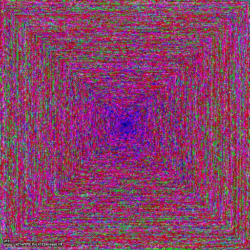Visualisation bidimensionnelle de la suite de Syracuse..., par Jean-François Colonna.