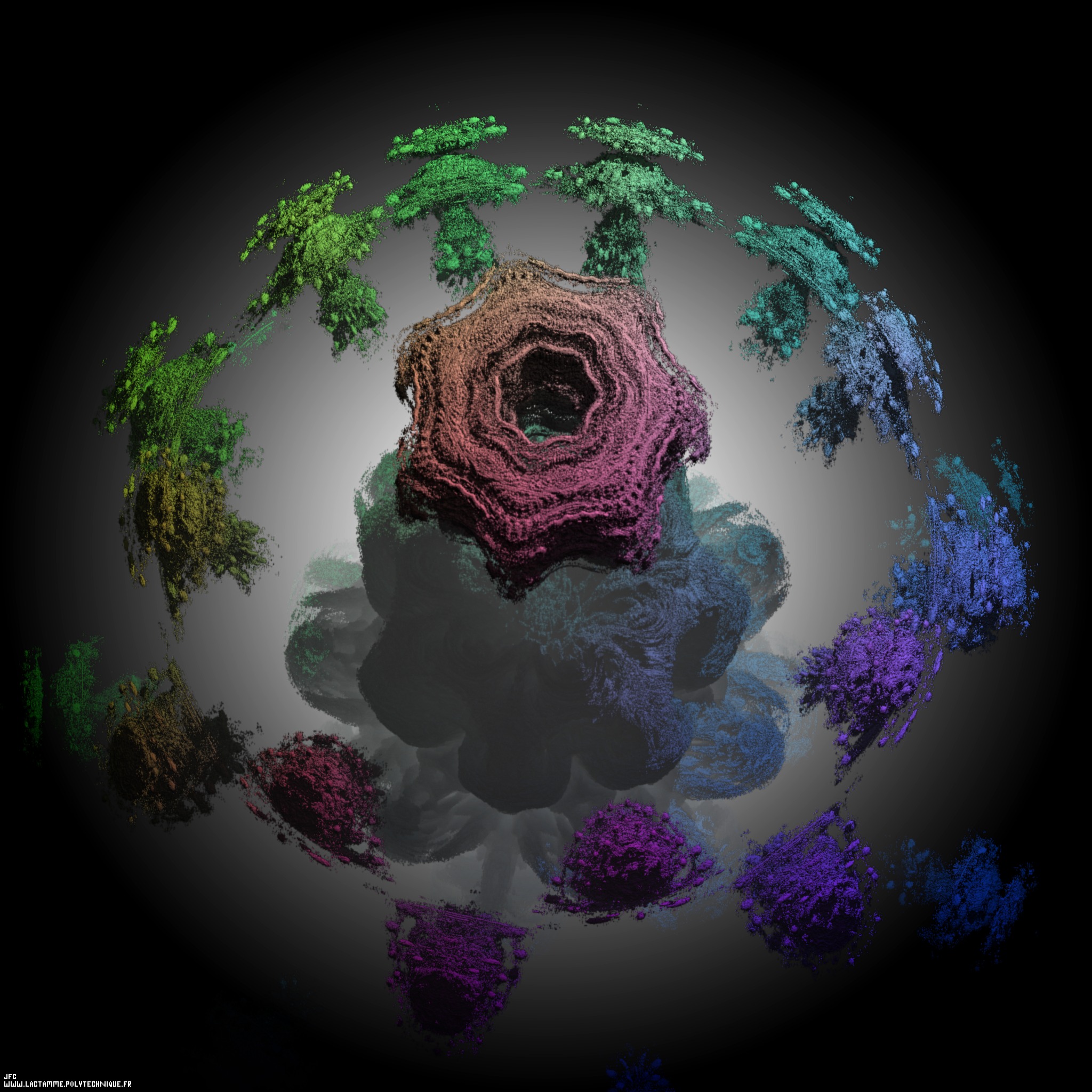 Ensemble de Mandelbrot, par J-F Colonna