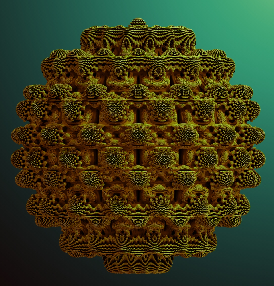 Le Mandelbulb de degré 16, par Jos Leys.