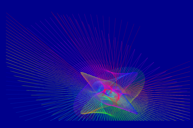 Ellipse colorée, par Olivier Madec